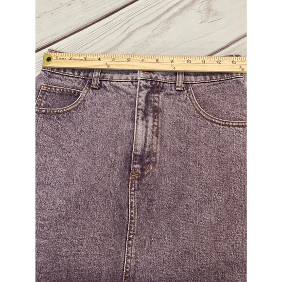 BONGO Purple Denim Skirt Size 9 - Picture 10 of 10